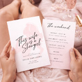 This Wife Is a Showgirl Bachelorette Weekend Einladung