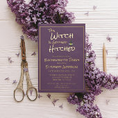 This Witch Is Getting Hitched Bachelorette Party Folieneinladung