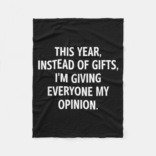 This Year, Instead Of , I'm Giving Everyone My Oni Fleecedecke (Vorderseite)