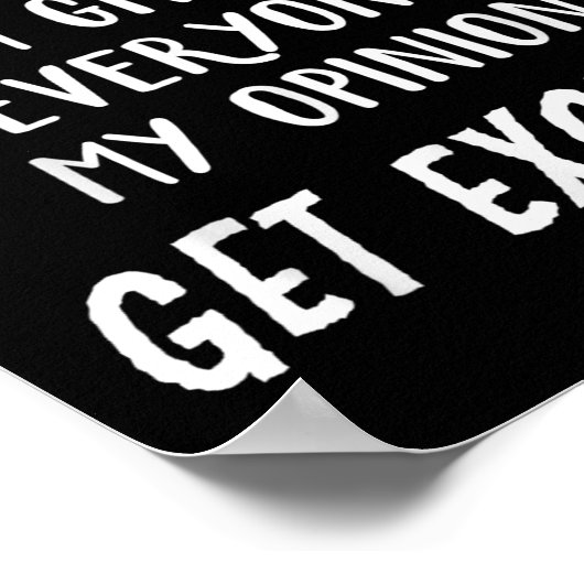 This Year Instead Of I'm Giving Everyone My Onion  Poster (Ecke)