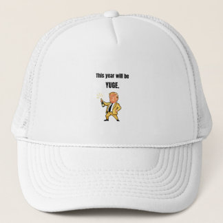 This Year Will Be Huge Donald Trump Caricature Cap Truckerkappe