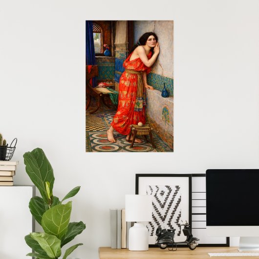 Thisbe by John William Waterhouse Poster (Heimbüro)