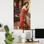 Thisbe von John William Waterhouse Poster (Heimbüro)