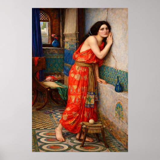 Thisbe von John William Waterhouse Poster (Vorne)