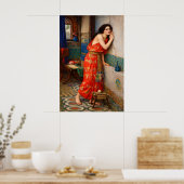 Thisbe von John William Waterhouse Poster (Küche)