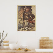 Thises hebt seinen Hammer Arthur Rackham Poster (Küche)