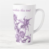 THISTL-violette Blume Milchtasse (Rechts)