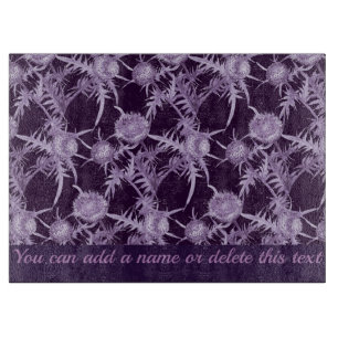 THISTL-violette Blume Schneidebrett