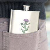 thistle / cluaran mit schottisch-gälischer überset flachmann (Beispiel)