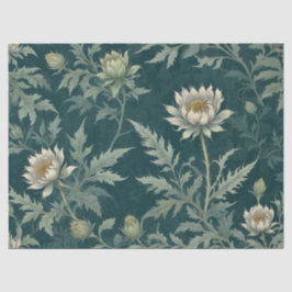 Thistle Floral Design Seidenpapier