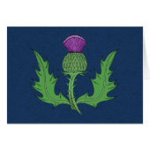 Thistle Grußkarte (Vorderseite (Horizontal))