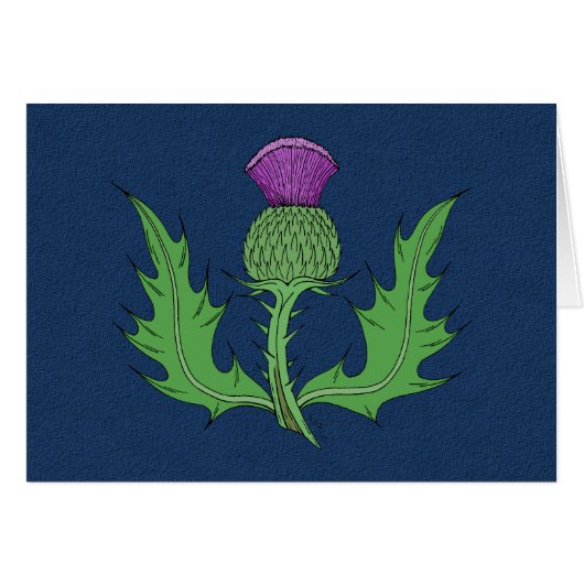 Thistle Grußkarte (Vorderseite (Horizontal))