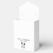 Thistle Lila Scottish Floral Modern Wedding Geschenkschachtel (Geöffnet)