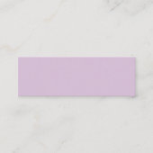 Thistle Mini Business Card Visitenkarte (Vorderseite)