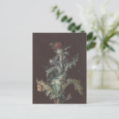 Thistle mit Insekten 1755 Johann C. Dietzsch Postkarte (Stehend Vorderseite)