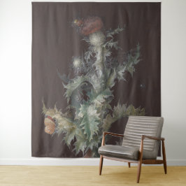 Thistle mit Insekten 1755 Johann C. Dietzsch Wandteppich