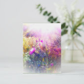 THISTLE POSTCARD POSTKARTE (Stehend Vorderseite)