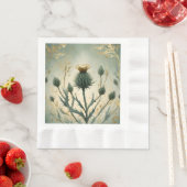 Thistle Print Paper Napkin Serviette (Beispiel)