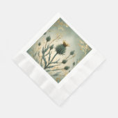 Thistle Print Paper Napkin Serviette (Ecke)