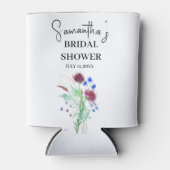 Thistle Purple Flowers Scottish Boho Bridal Shower Dosenkühler (Vorderseite)