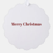 Thistle the Hedgehog | Woodland Whimsy  Ornament Karte (Rückseite)