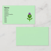 thistle_Vector_Clipart Visitenkarte (Vorne/Hinten)