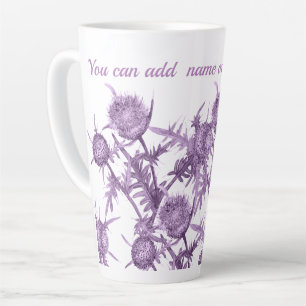 THISTLE violette Blume Milchtasse