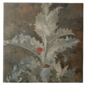 Thistle (von John Crome) Fliese (Vorderseite)