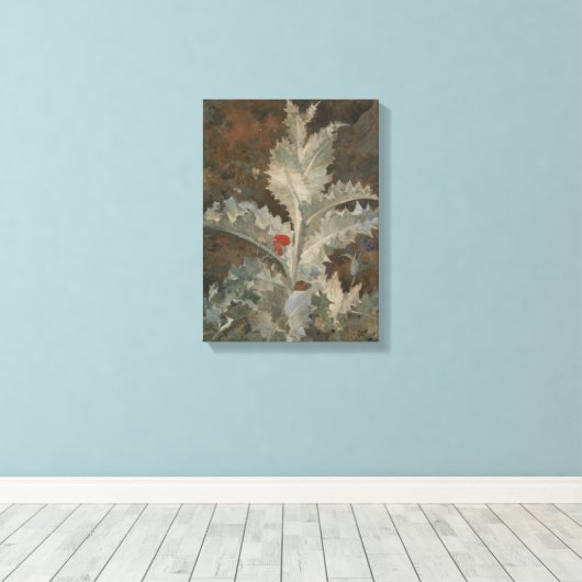 Thistle (von John Crome) Leinwanddruck (Insitu (Holzboden))