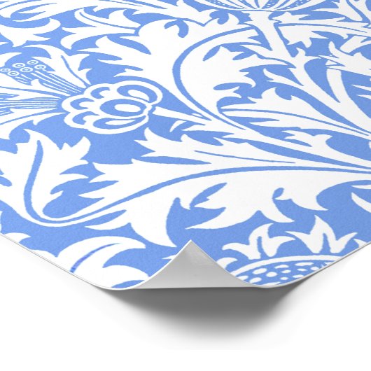 Thistle, William Morris Poster (Ecke)