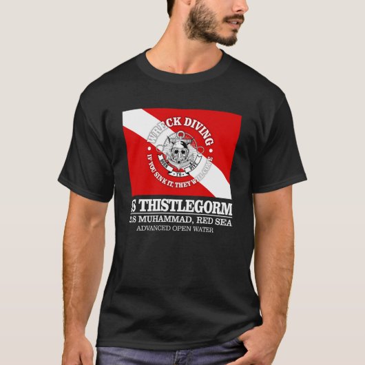 Thistlegorm (beste Wracks) T-Shirt (Vorderseite)