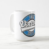 Thiva Greece Vintages Logo Kaffeetasse (Vorderseite Links)