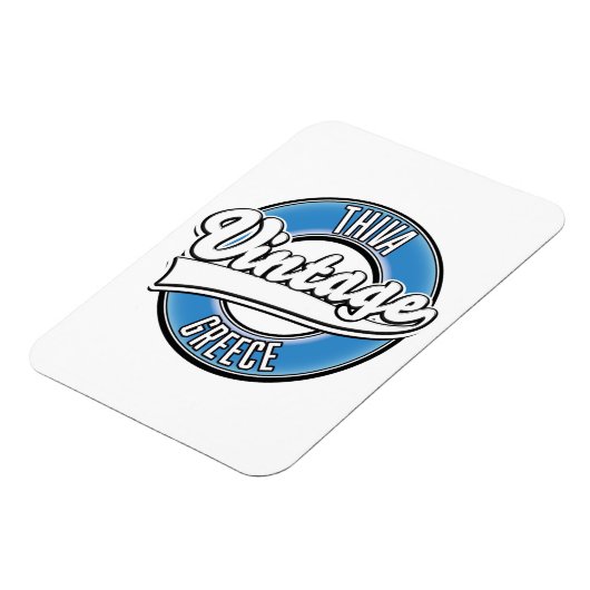 Thiva Greece Vintages Logo Magnet (Linke Seite)