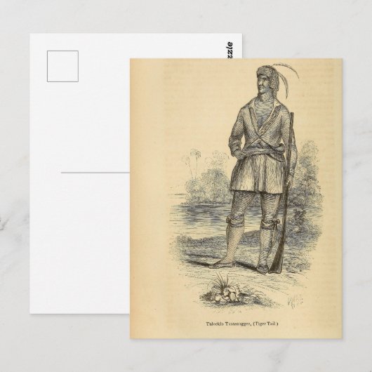 Thlocklo Tustenuggee Postkarte (Vorne/Hinten)