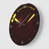 Thmers Hammer Wall Clock Große Wanduhr (Winkel)