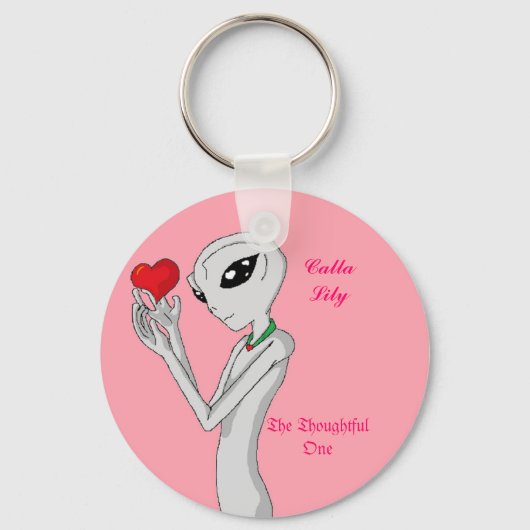 ThO - Calla Lily Schlüsselanhänger (Vorderseite)