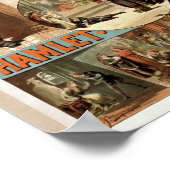 Tho' W. Keene, Hamlet Retro Theater Poster (Ecke)
