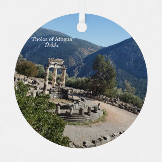 Tholos der Athena Delphi Griechenland Souvenir Orn Ornament Aus Metall