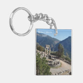 Tholos der Athena Delphi Griechenland Souvenir-Sch Schlüsselanhänger (Vorderseite links)