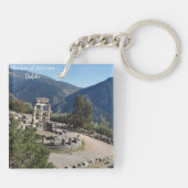 Tholos der Athena Delphi Griechenland Souvenir-Sch Schlüsselanhänger (Rückseite)