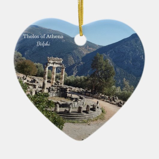 Tholos of Athena Delphi Greece Souvenir Ornament (Vorne)