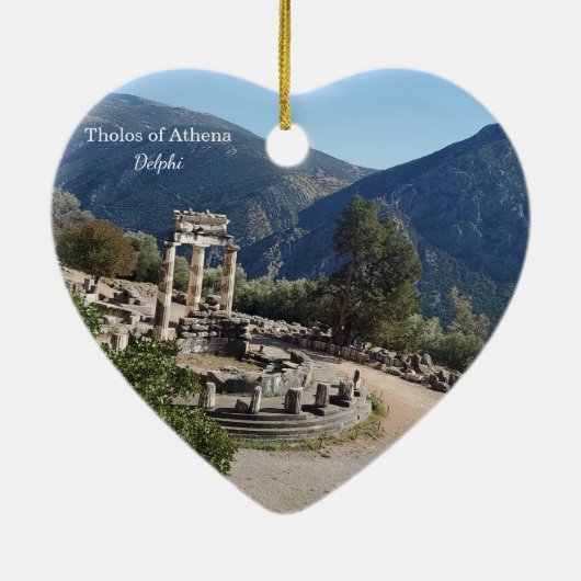 Tholos of Athena Delphi Greece Souvenir Ornament (Hinten)