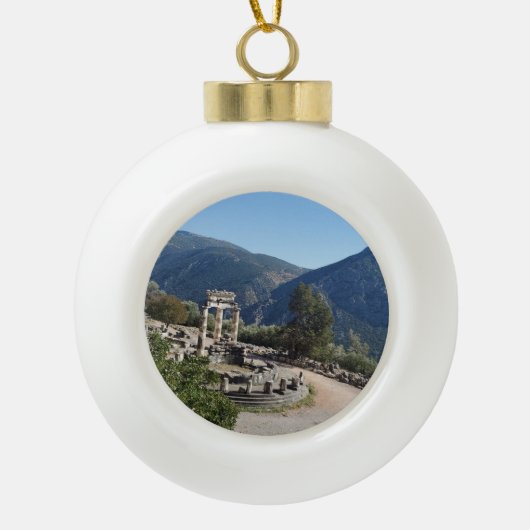 Tholos of Athena Delphi Greece Souvenir Ornament (Vorderseite)