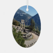 Tholos of Athena Delphi Greece Souvenir Ornament (Vorderseite Rechts)