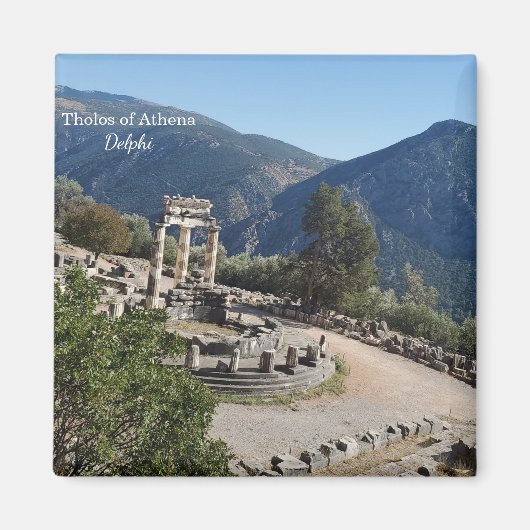 Tholos of Athena Delphi Souvenir Magnet (Vorne)