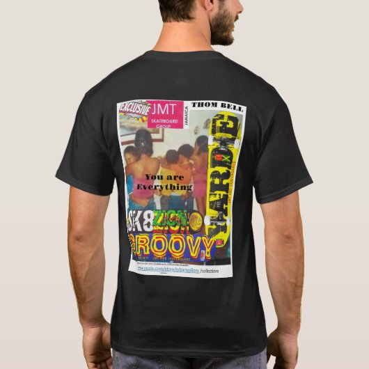 THOM BELL. Basic Dunkles T-Shirt (Rückseite)