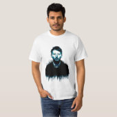 Thom Yorke Art Print von omiero T-Shirt (Vorne ganz)