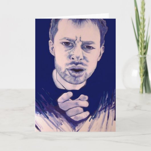 Thom Yorke Radiohead Greeting Card Music Fan Karte (Vorderseite)