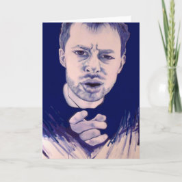 Thom Yorke Radiohead Greeting Card Music Fan Karte