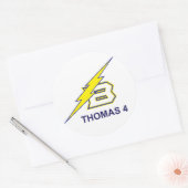 Thomas 4 runder aufkleber (Umschlag)